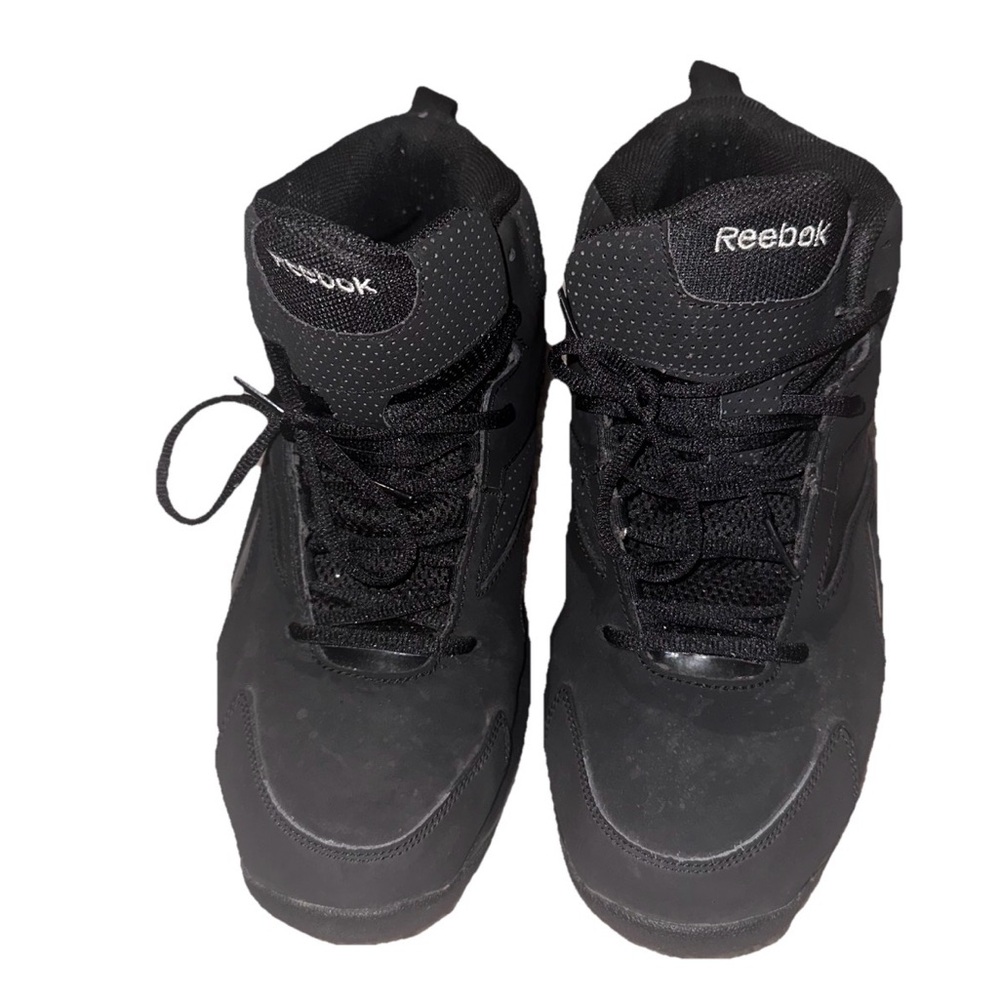 Reebok Men's Black High-Top Sneakers with Padded Collar